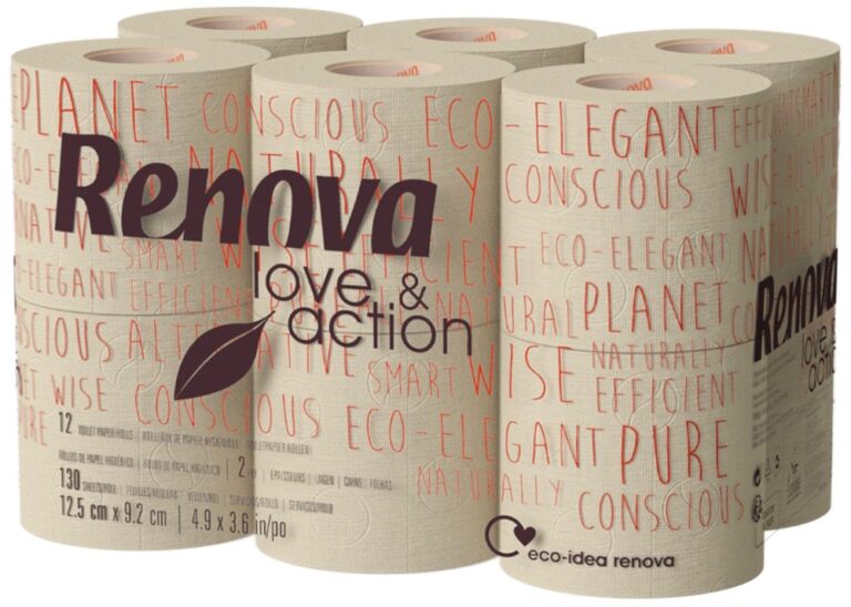 Renova Love&Action 108 Rolls Eco Friendly FSC(R) & Ecolabel Certified